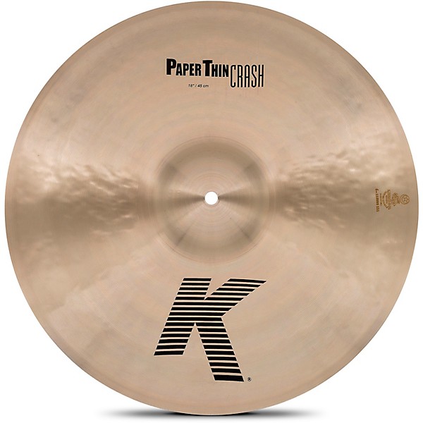 Zildjian K Paper Thin Crash Cymbal 18 in