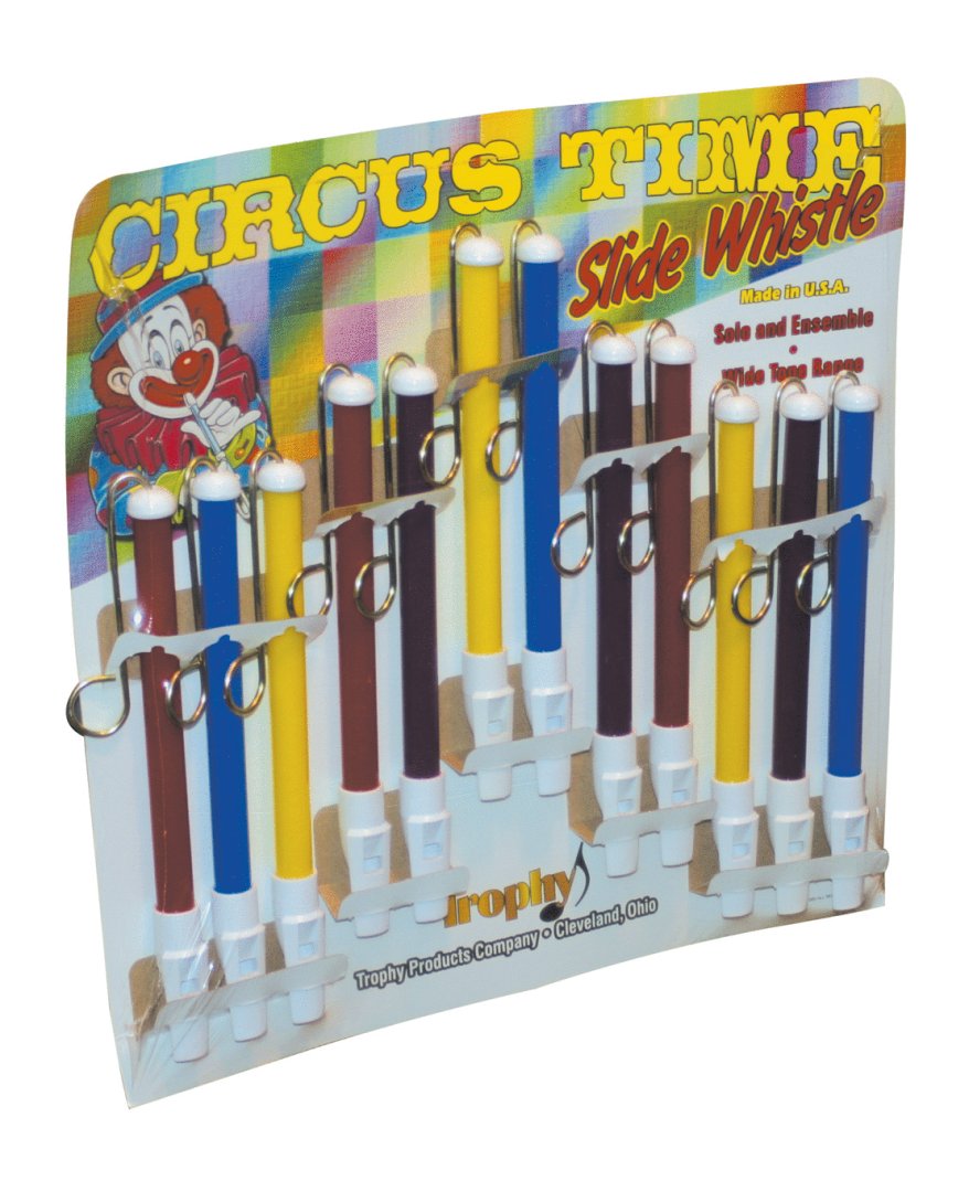 Trophy 30C Circus Time Slide Whistle Display