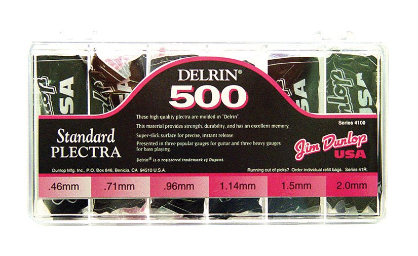 Dunlop 4100 Delrin 500 Pick Display Assortment