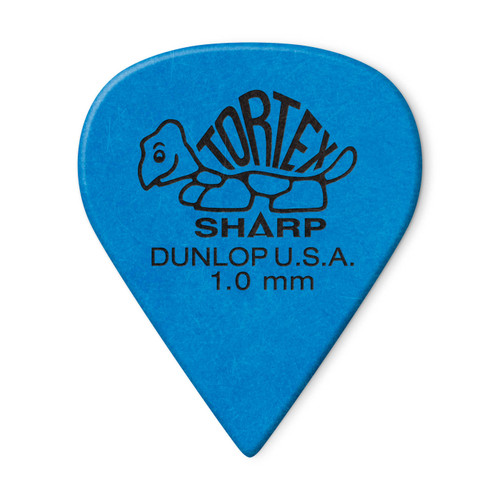 Dunlop 412100R Tortex Sharp Guitar Pick 1.0mm (72 Pack)