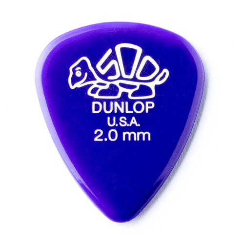 Dunlop 41R200 Delrin 500 Guitar Pick 2.00mm