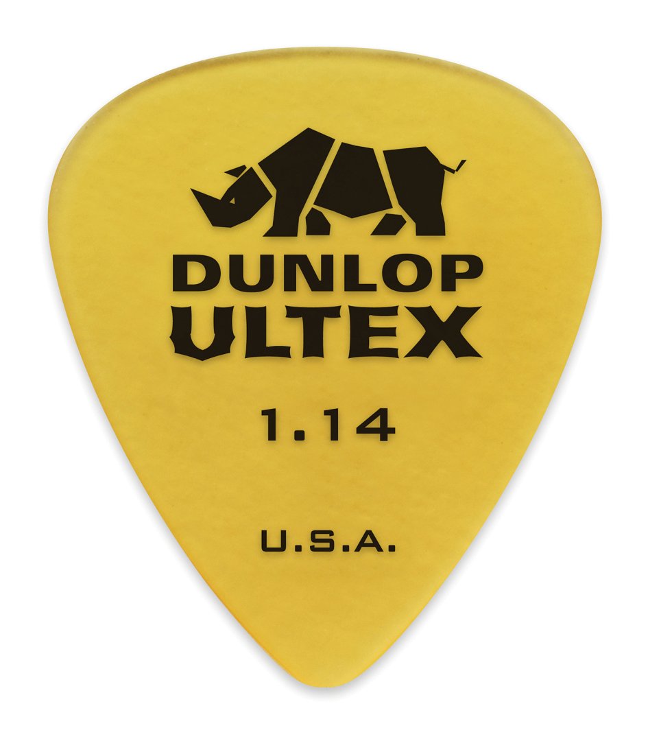 Dunlop 421R114 Ultex Standard Guitar Pick 1.14mm (72 Pack)