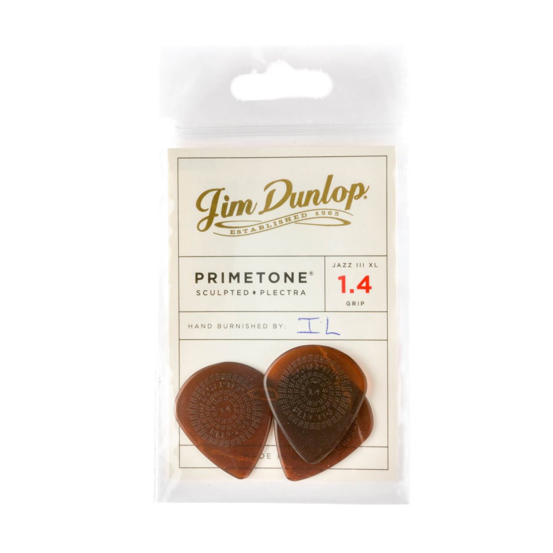 Dunlop 520P140 Primetone Jazz III XL Guitar Pick 1.4mm (3 Pack)