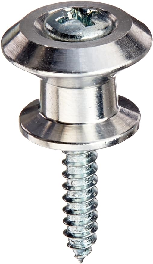 Dunlop 7100SI Instrument Strap Button. Chrome