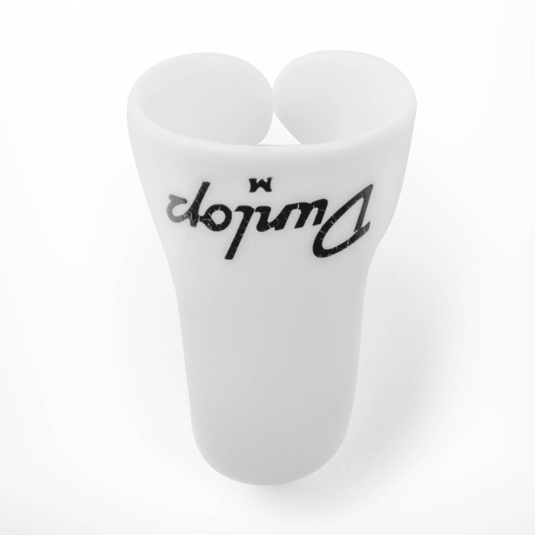 Dunlop 9011R Thumbpicks White Plastic. Medium (12 Pack)
