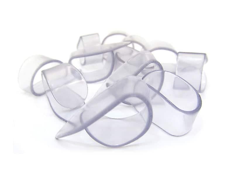Dunlop 9036R Thumbpicks Clear Plastic. Large (12 Pack)
