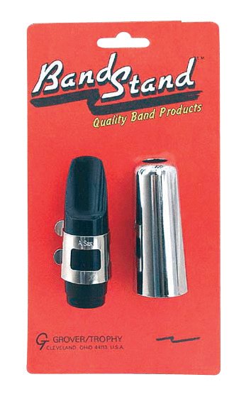 Trophy BS2n Alto Sax Mouthpiece/Ligature Nickel Cap