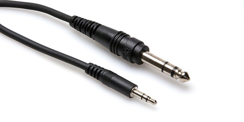 Hosa CMS-105 Stereo Interconnect 3.5mm TRS to 1/14" TRS. 5'