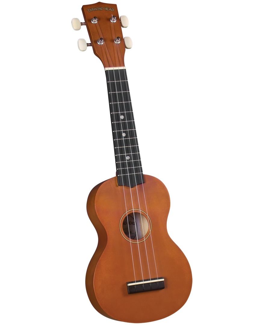 Diamond Head DU-150 Soprano Ukulele Natural Black Fingerboard
