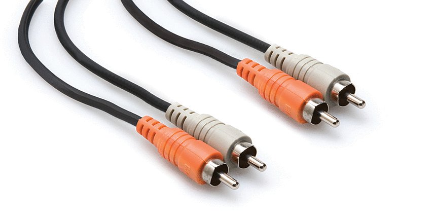 Hosa CRA-201 Stereo Interconnect Dual RCA. 1m
