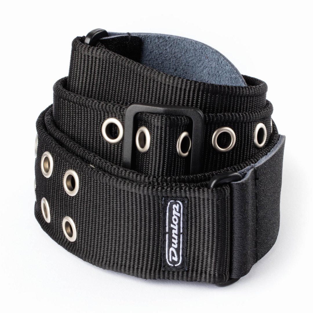 Dunlop D3819BK Black Grommet Guitar Strap