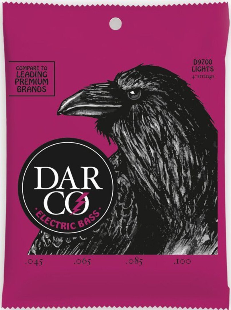 Martin D9700 Darco Electric Light Bass Strings. 45-100