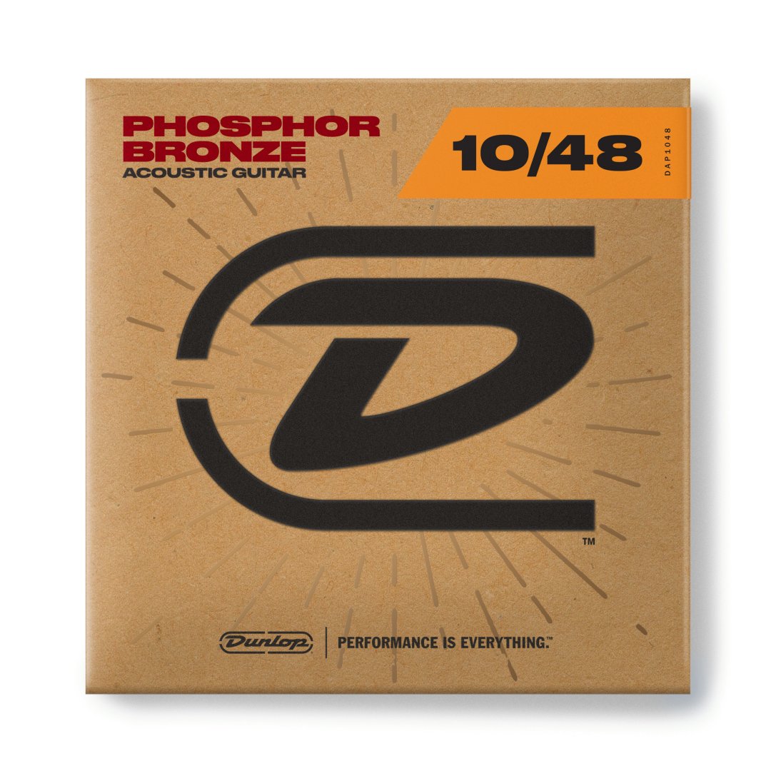Dunlop DAP1048 Phosphor Bronze Acoustic Guitar Strings. 10-48