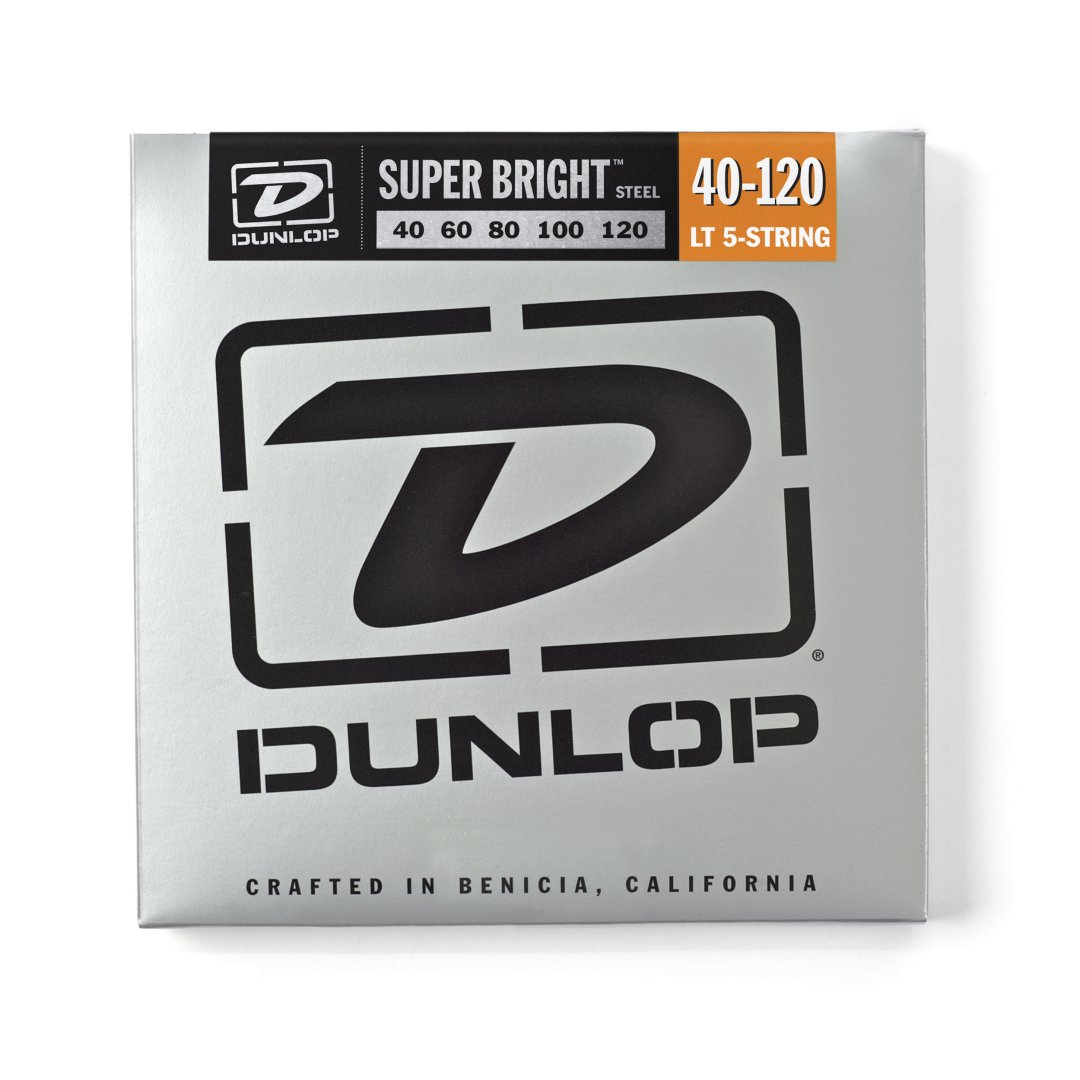 Dunlop DBSBS40100 Stainless Steel Super Bright Bass Strings (5 String)