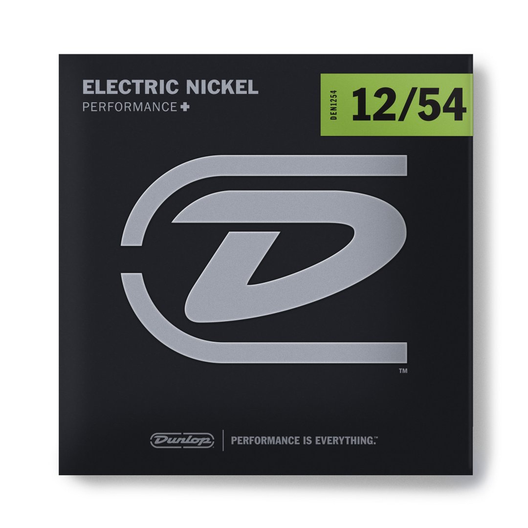 Dunlop DEN1254 Performance+ Nickel Wound Electric Guitar Strings. 12-5