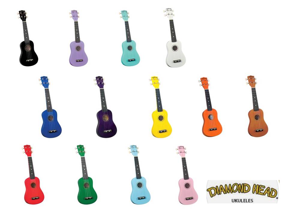 Diamond Head Rainbow Soprano Ukulele