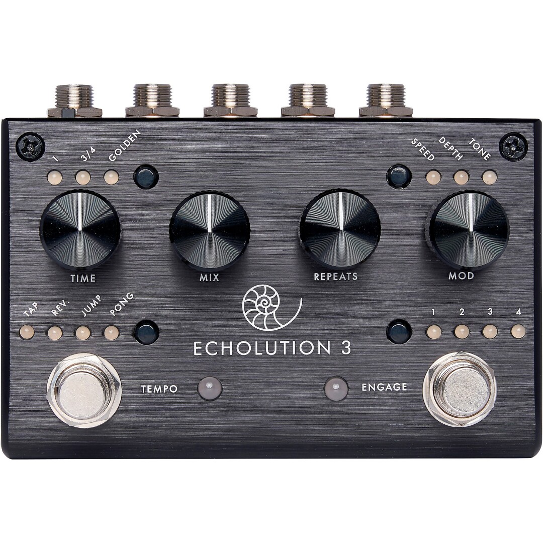Pigtronix Echolution 3 Delay Effects Pedal Black