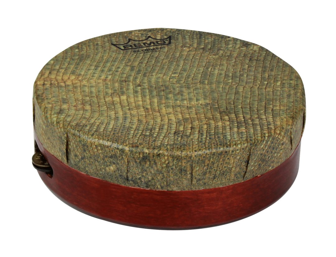 Remo ET-8227-00 Traditional Kanjira Drum. Antique Veneer 7"