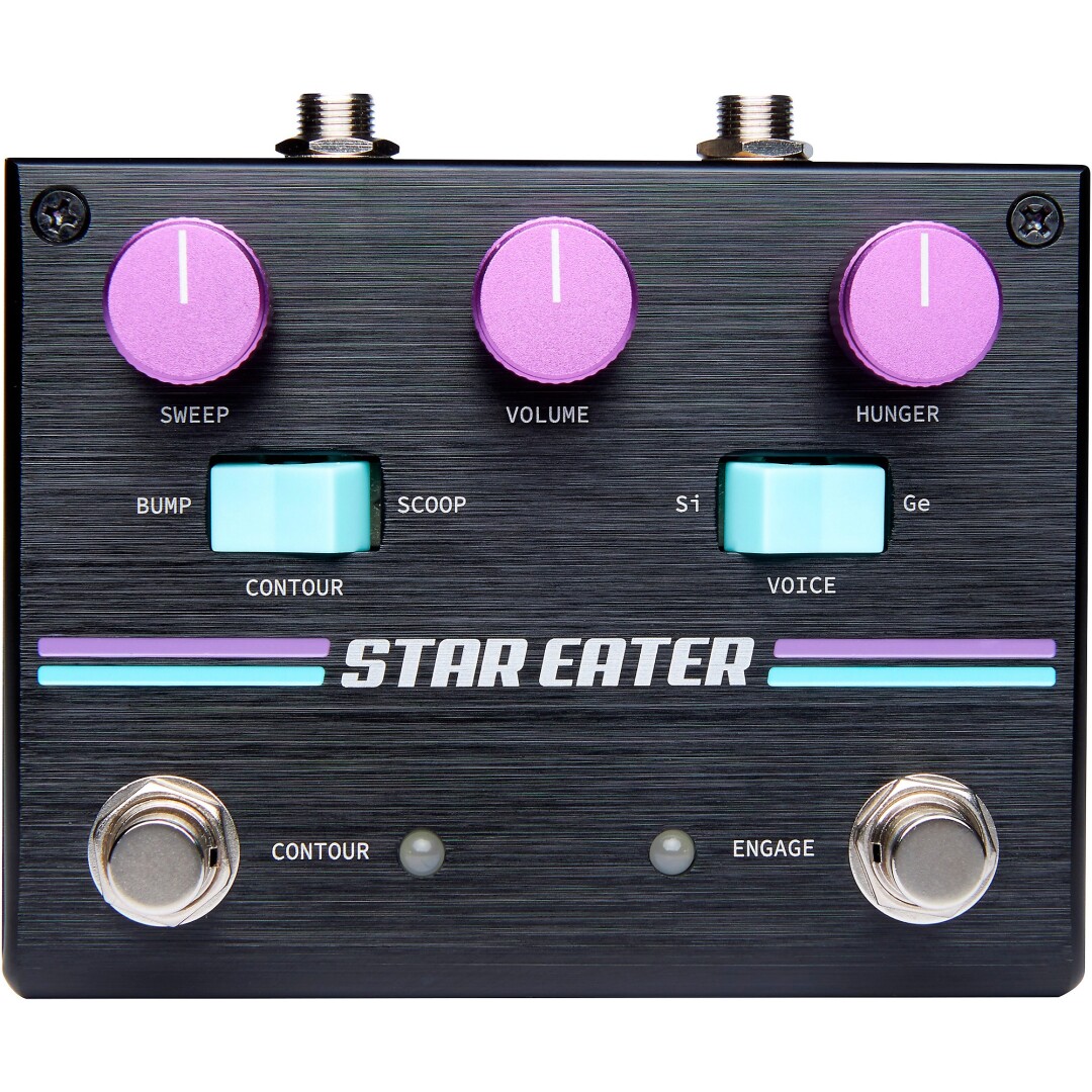 Pigtronix Star Eater Analog Fuzz Effects Pedal Black