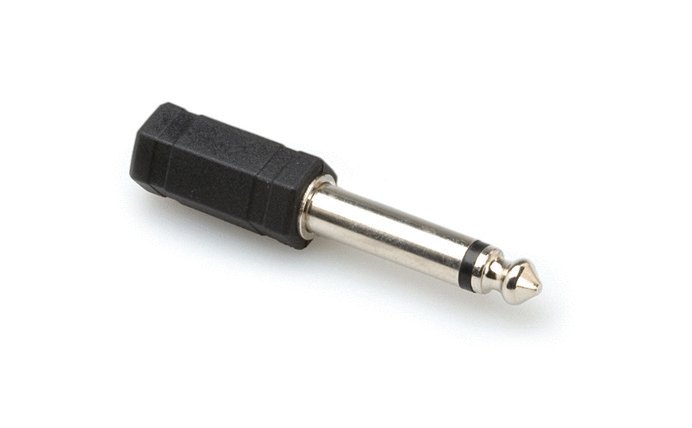 Hosa GPM-179 Adaptor 3.5mm TRS to 1/4" TS