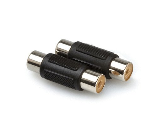 Hosa GRA-101 Couplers RCA to Same. (2 Pack)