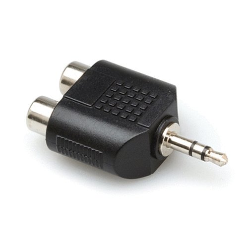 Hosa GRM-193 Adaptor Dual RCA to 3.5mm TRS