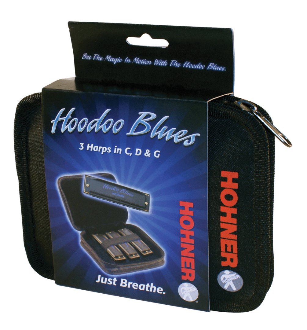 Hohner Hoodoo Blues 3 Pack Includes Key of G,C,D
