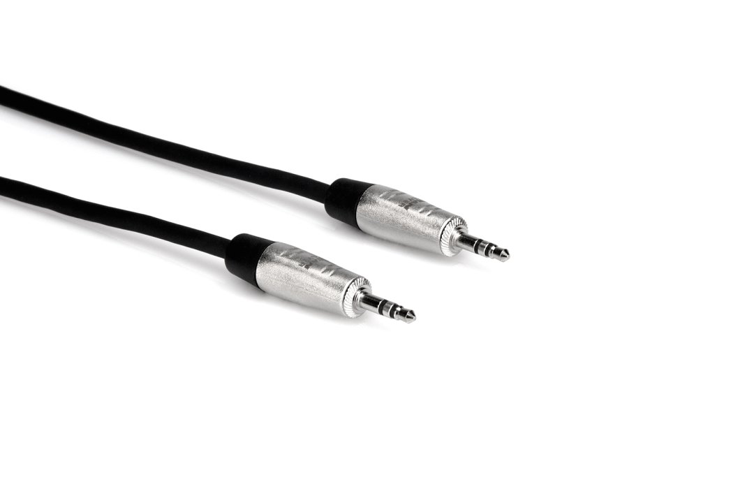 Hosa HMM-005 Pro Stereo Interconnect REAN 3.5mm TRS to Same. 3'