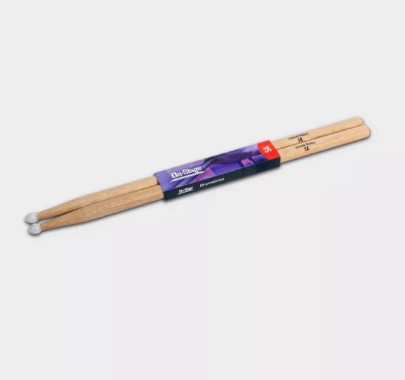 On-Stage Hickory Drum Sticks 5A Nylon