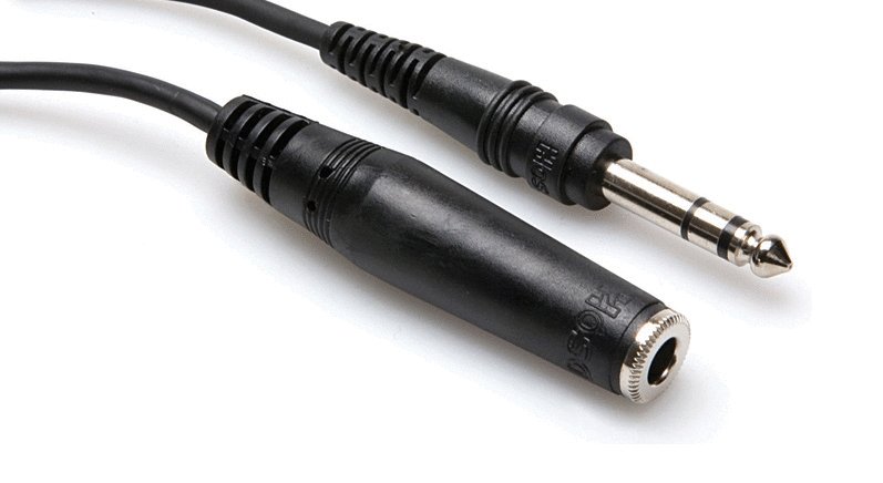 Hosa HPE-310 Headphone Extension Cable 1/4" TRS to Same. 10'