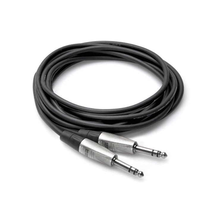 Hosa HSS-010 Pro Balanced Interconnect REAN 1/4" TRS to Same. 10'