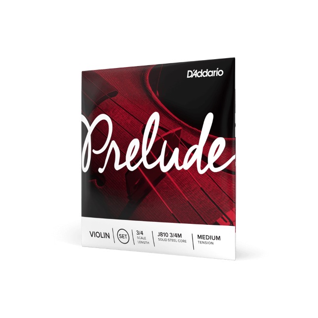 D'Addario Prelude Violin Single D String, 3/4 Scale, Medium Tension