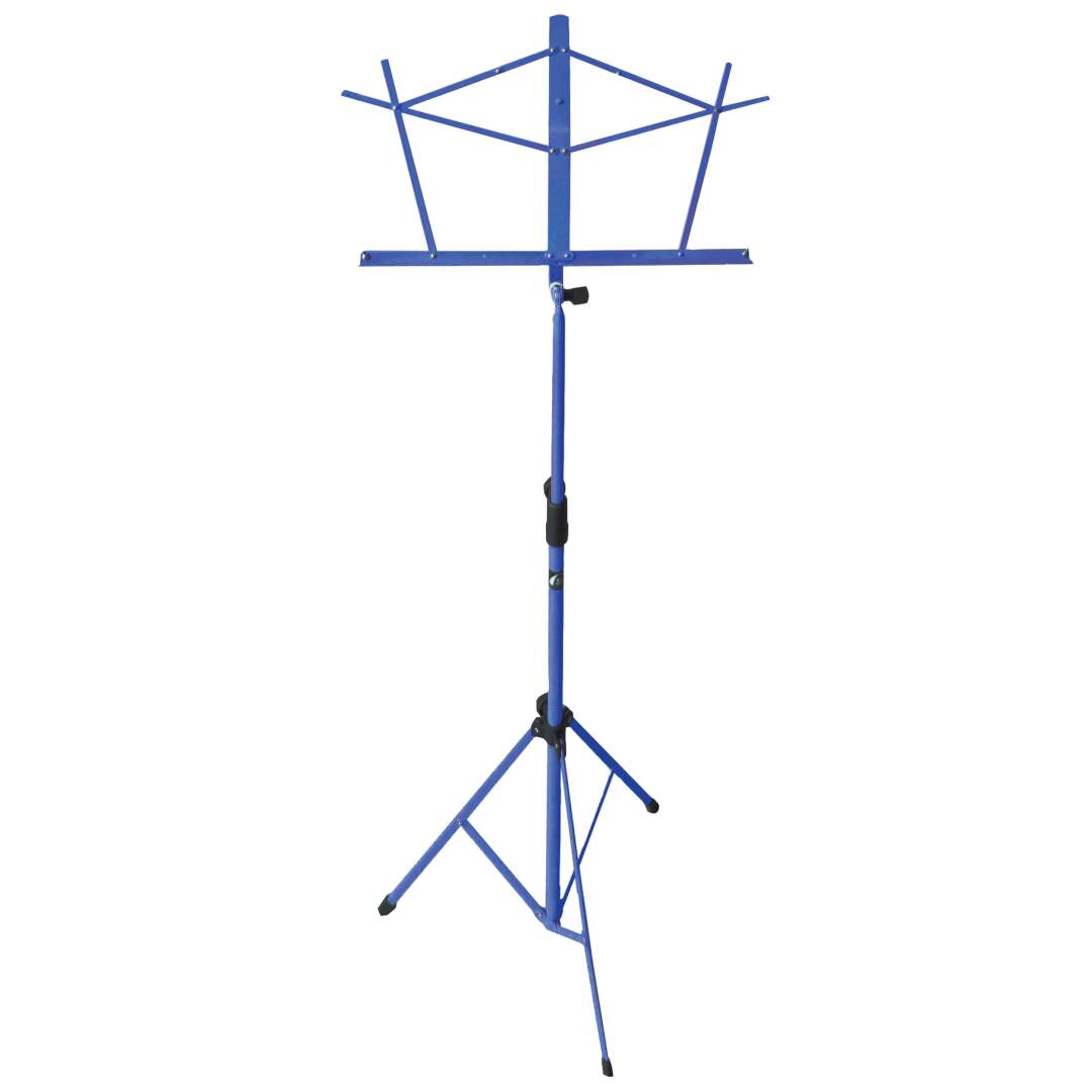 Hamilton Dlx Folding Music Stand w/Bag - Blue
