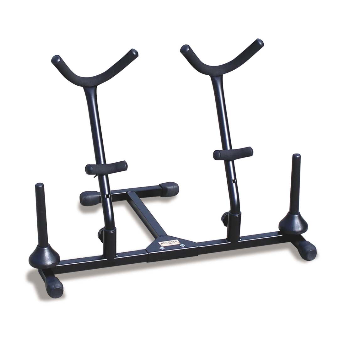 Hamilton International Style Double Saxophone Stand with two Pegs