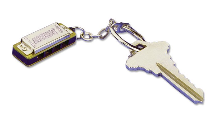 Hohner Mini Harmonica with Key Chain