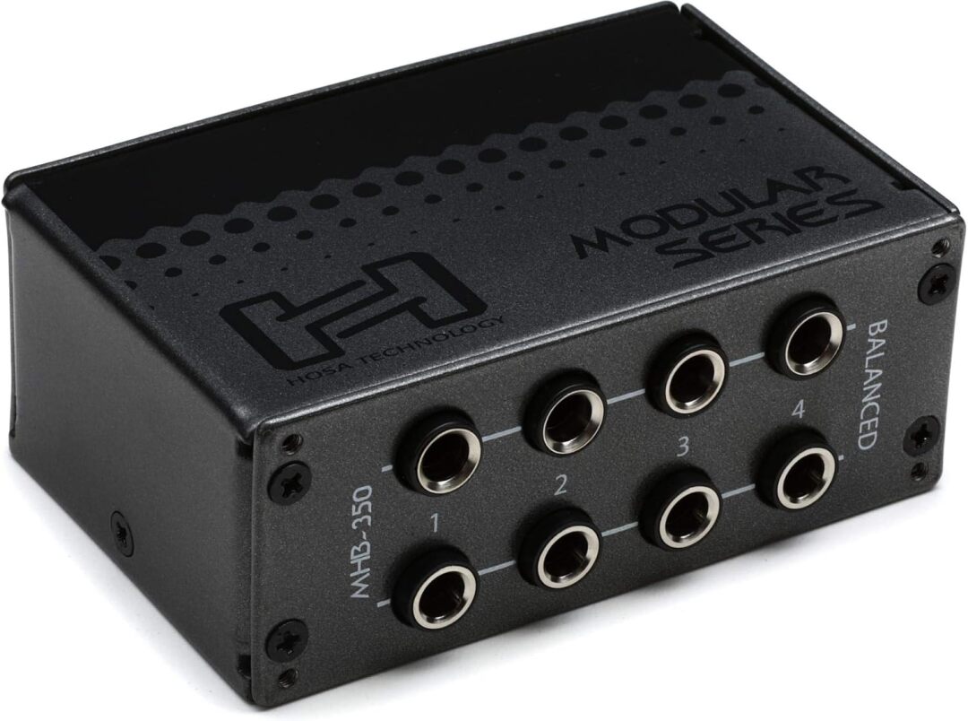 Hosa MHB-350 8-Point 1/4 Inches TRS Balanced Patchbay Module