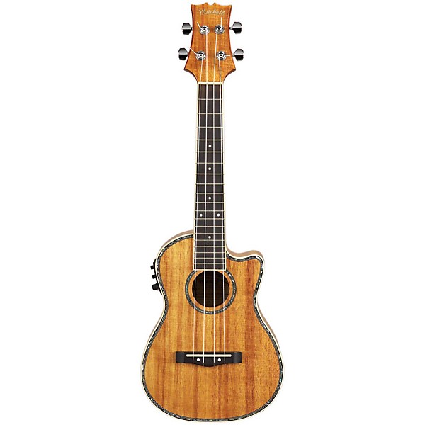 Mitchell MU100CE Acoustic-Electric Concert Ukulele Natural Koa