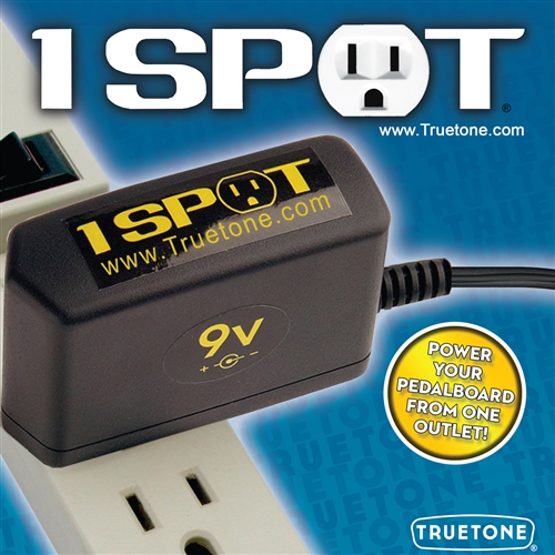 Truetone 1 SPOT Space-Saving 9V DC Adapter