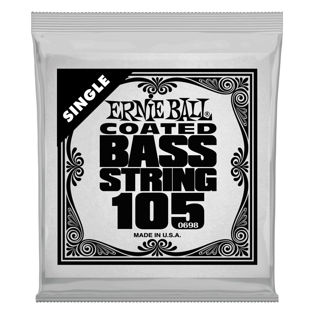 Ernie Ball .105 Slinky Coated Nickel Wound Electric Bass String Single