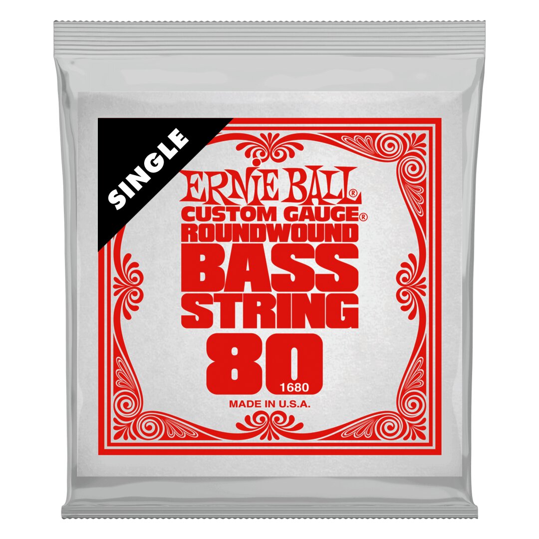 Ernie Ball .080 Nickel Wound Electric Bass String Single