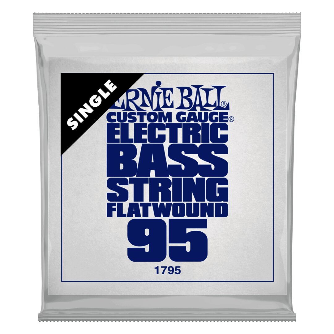Ernie Ball .095 Flatwound Electric Bass String Single