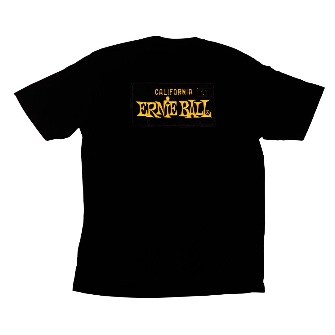 Ernie Ball CA License Plate T-shirt XXL