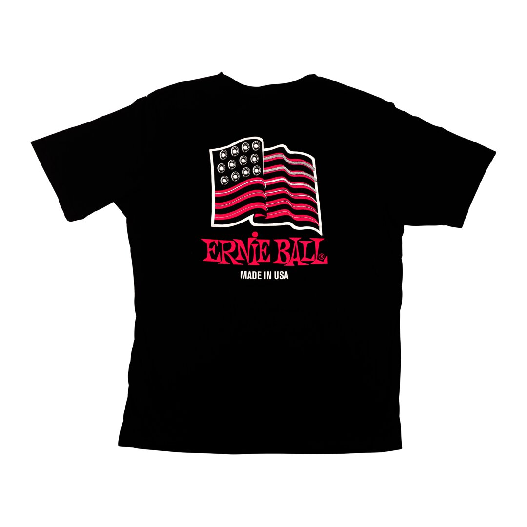 Ernie Ball USA Ballend Flag T-shirt SM