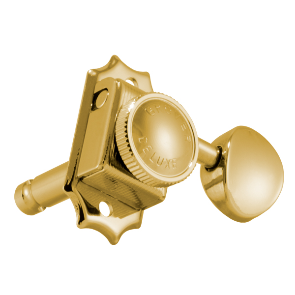 GROVER GROVER LOCKING DELUXE GOLD W/ METAL BUTTON SET 6 3+3