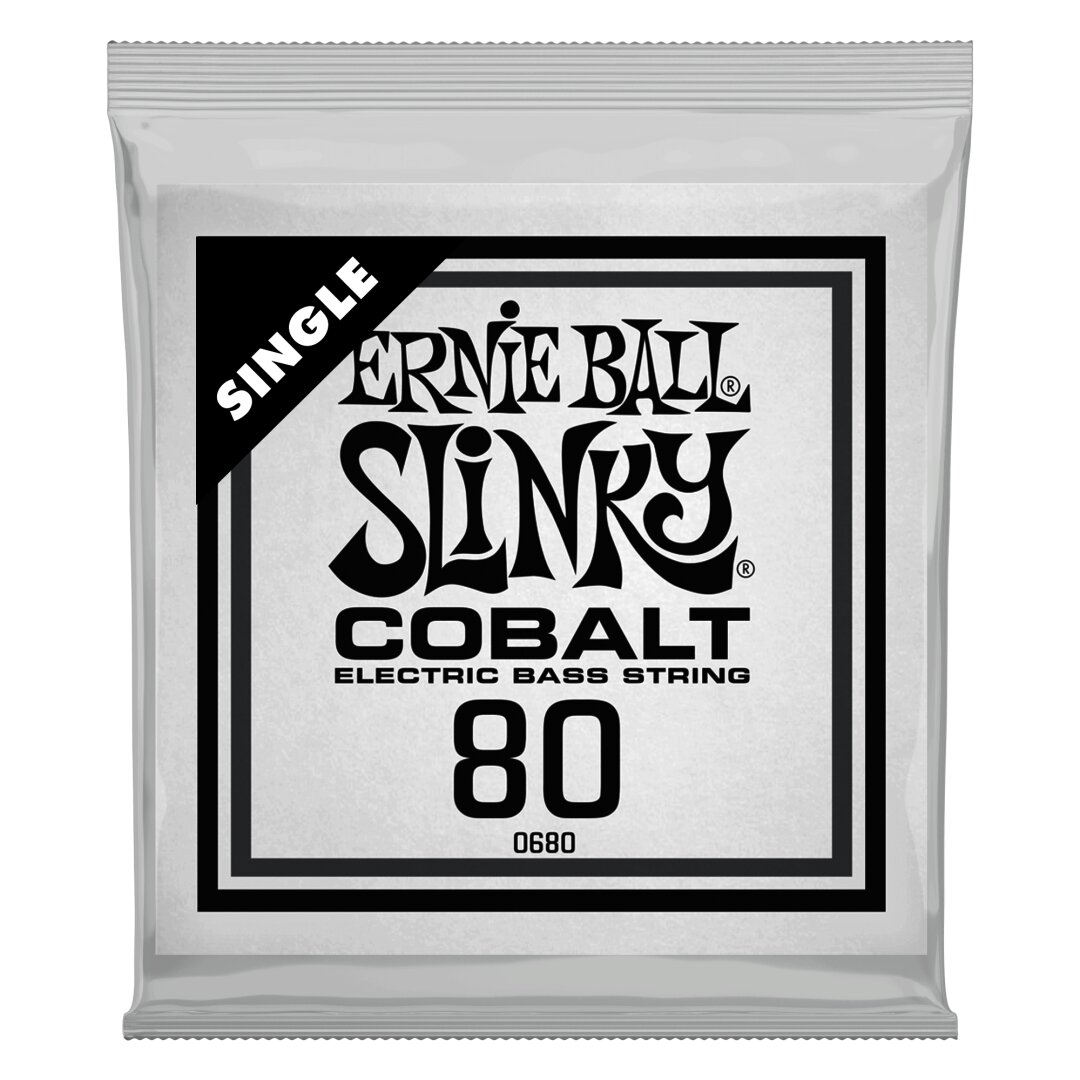 Ernie Ball .080 Cobalt Wound Electric Bass String Single