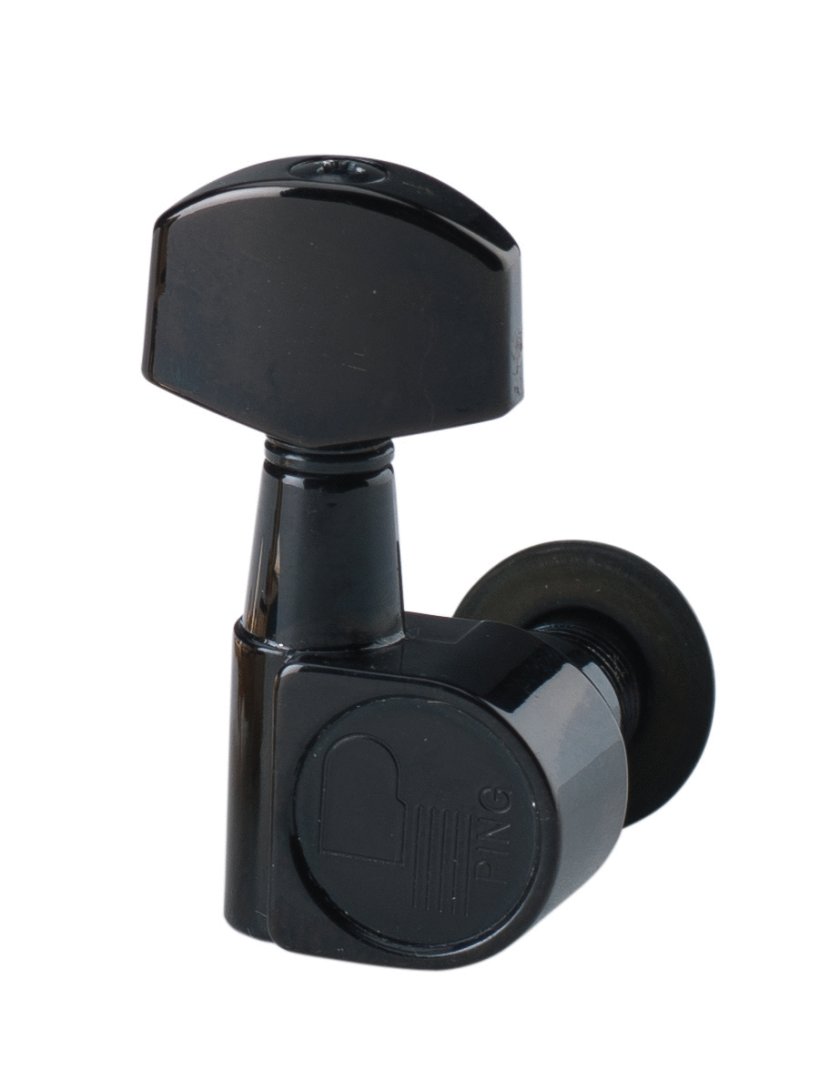 Ping P2659 6-In-Line Screwless Mount Geared Machine Heads. 6-Left Blac