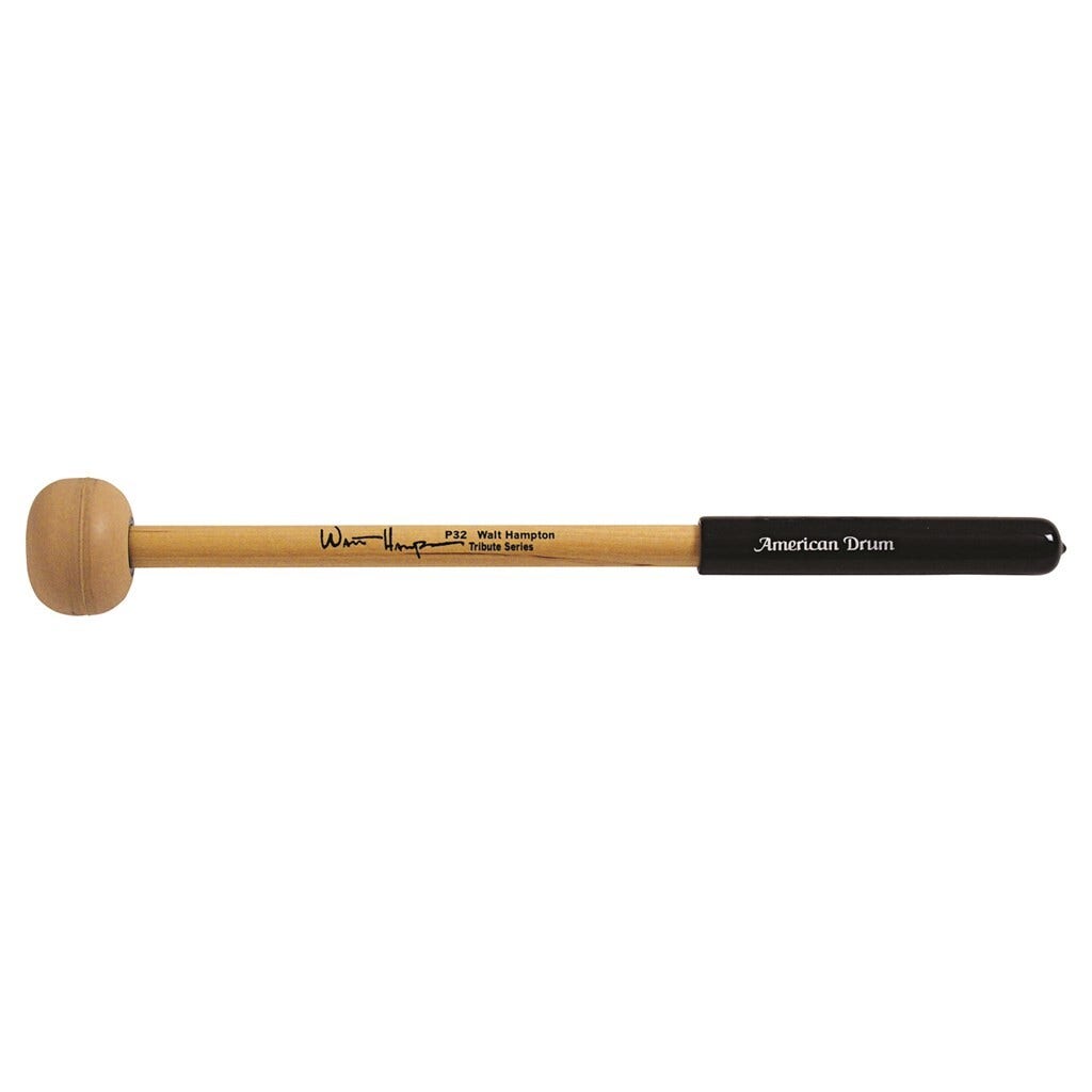 American Drum Orff P32 Walt Hampton Soft Gum Rubber Bass Bar Mallet, S