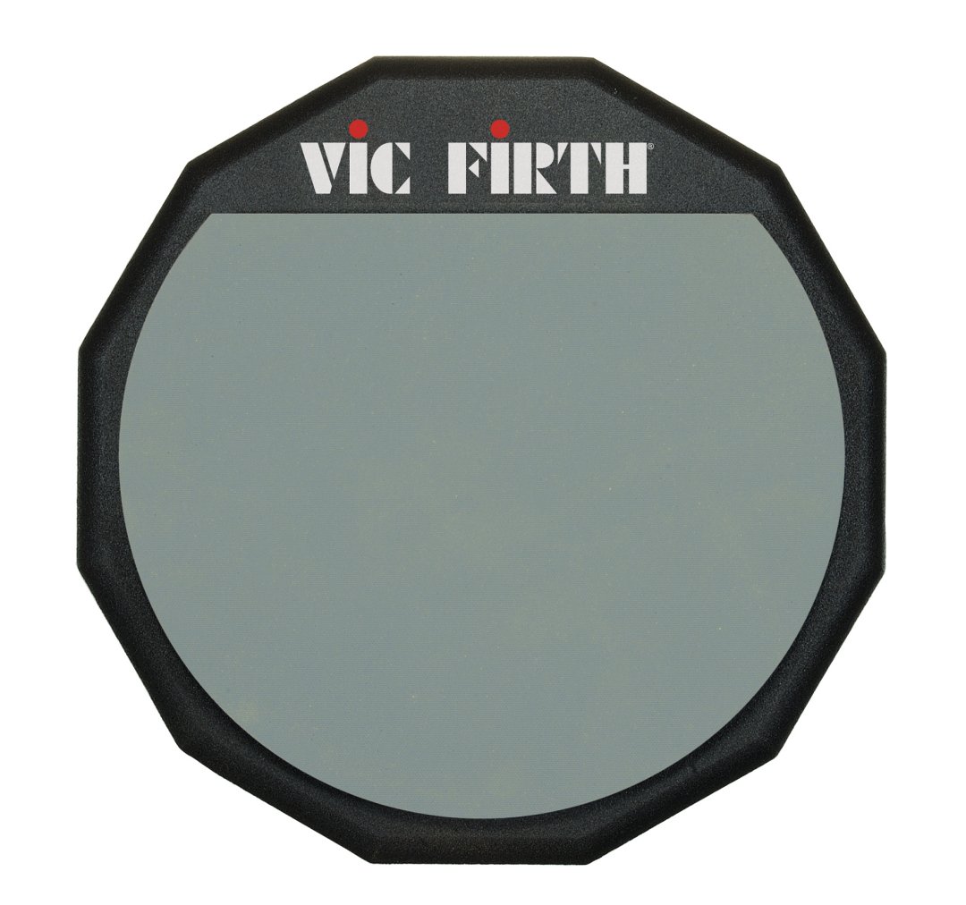 Vic Firth PAD12 Single Sided Single Surface Practice Pad. 12"
