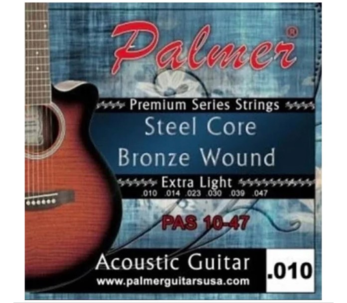 Palmer Acoustic Guitar Strings Extra Light 10-47