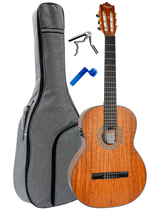 Palmer Classical AE, Cedar Top + Value Pack: Capo, String Winder and G